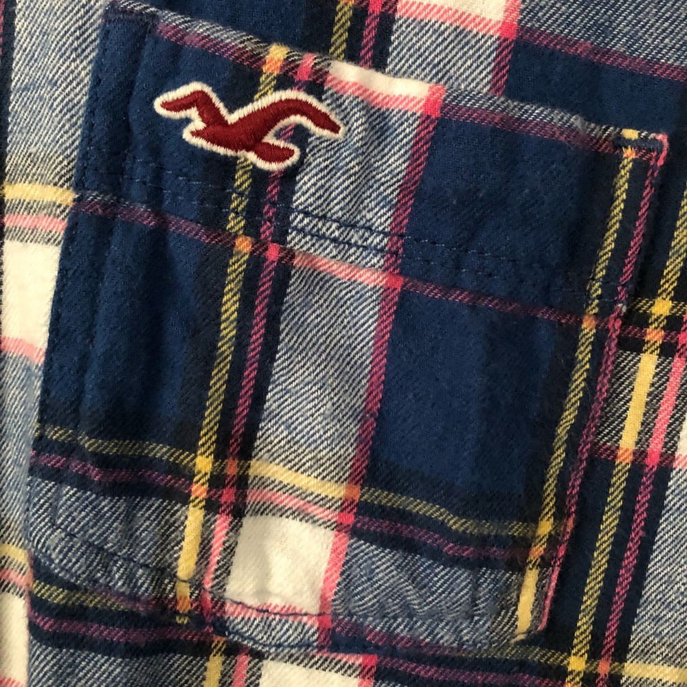 NWT Hollister flannel button down.
